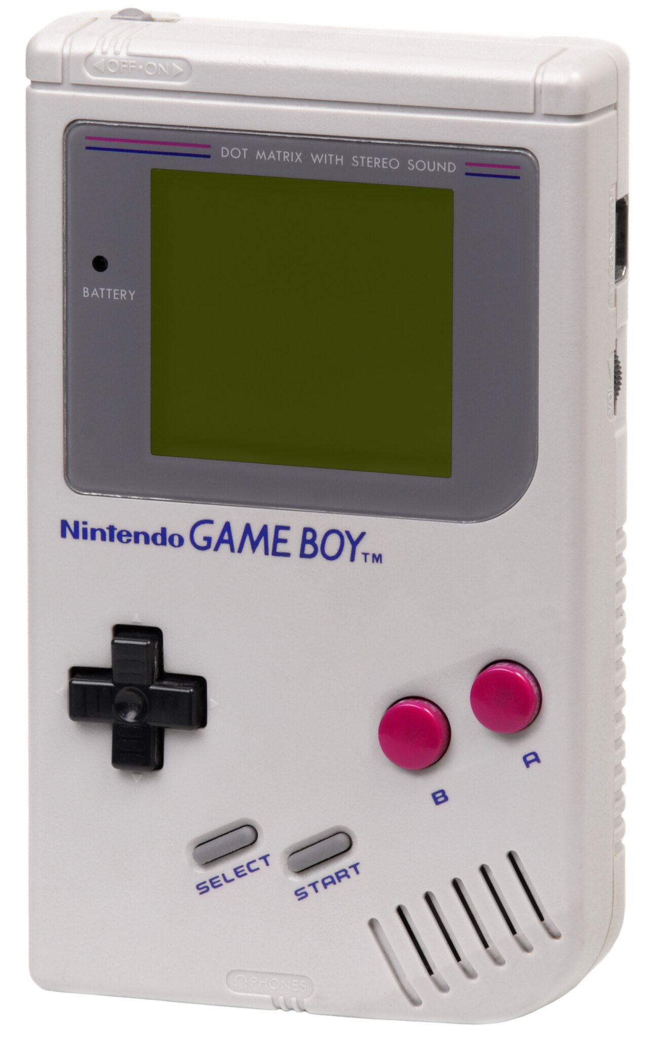 Původní Nintendo Game Boy, vzor levných vertikálních retro konzolí